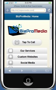 mobile-site-optimized image of mobile optimized website